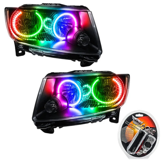 Oracle 11-13 Jeep WK Pre-Assembled Chrome Headlights | Jeep Grand Cherokee (10-23) (7070-330)