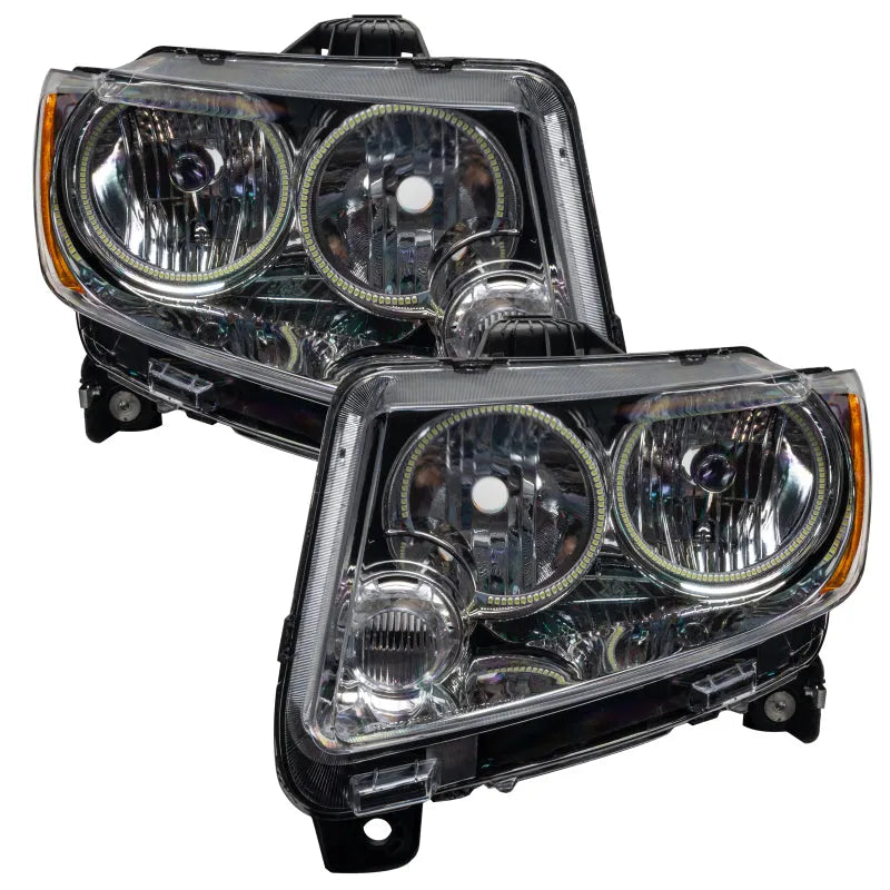 Oracle 11-13 Jeep WK Pre-Assembled Chrome Headlights | Jeep Grand Cherokee (10-23) (7070-330)