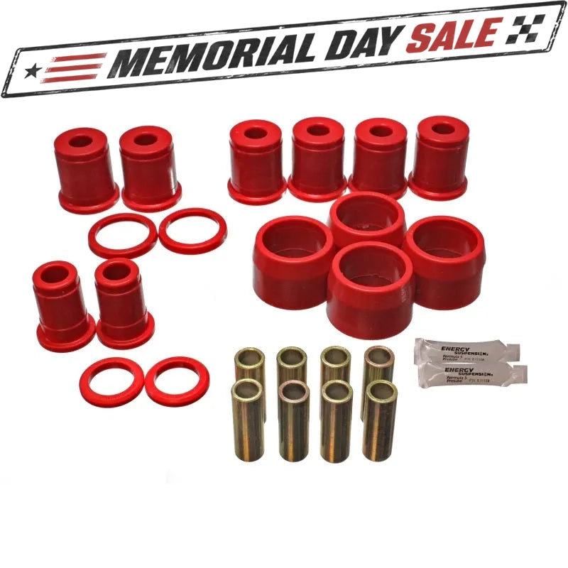 Energy Suspension 3.3149R Rear Control Arm Bushing Set For 65-70 Chevy Bel Air