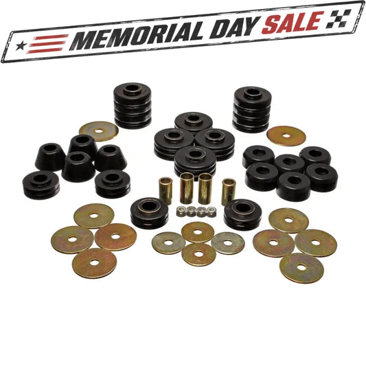 Energy Suspension 3.4105G Body Cab Mount Set - Black For 1973-1974 Chevy Blazer
