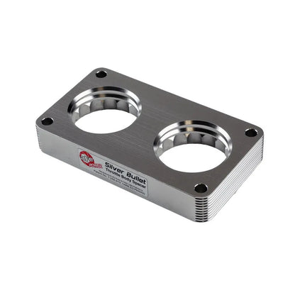aFe Silver Bullet Throttle Body Spacer | Ford Trucks 99-10 F-250/350 Super Duty (46-33023)