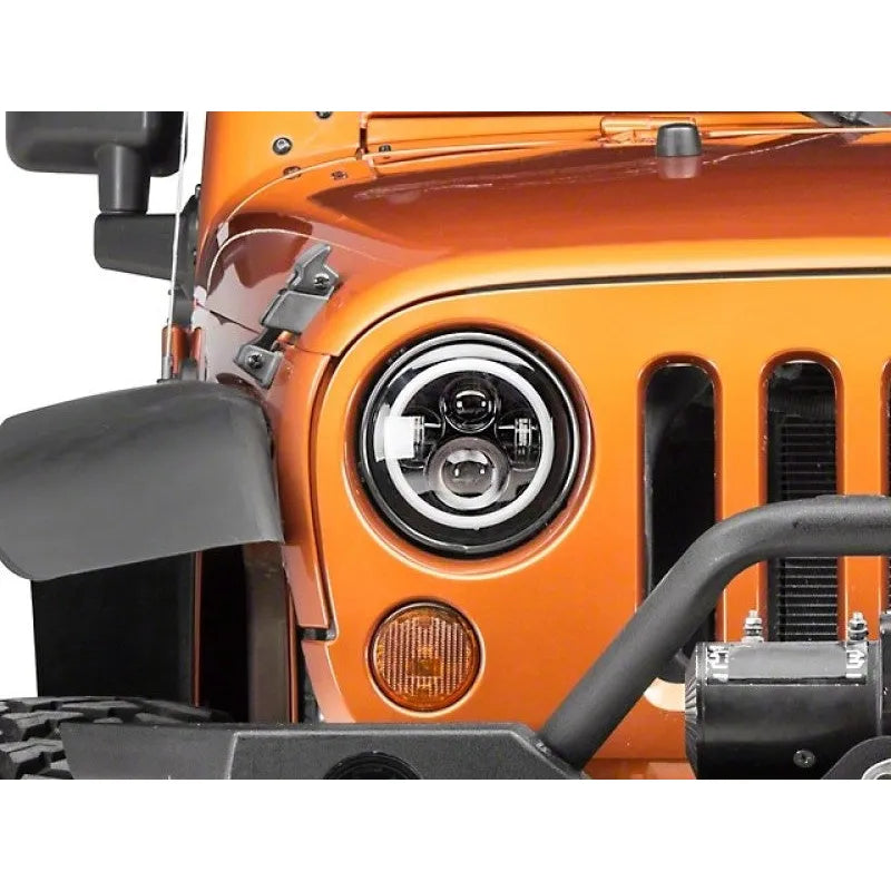 Raxiom 97-18 Jeep Wrangler Axial Halo Headlights | TJ/JK (J108037)