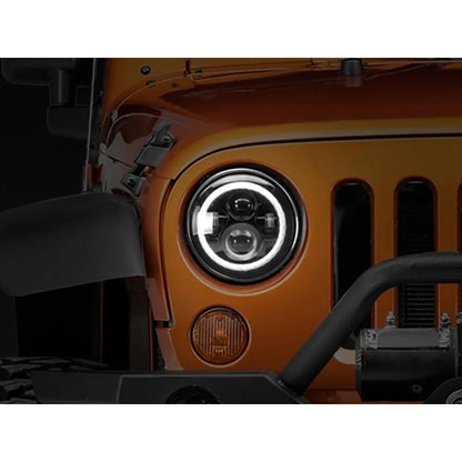 Raxiom 97-18 Jeep Wrangler Axial Halo Headlights | TJ/JK (J108037)