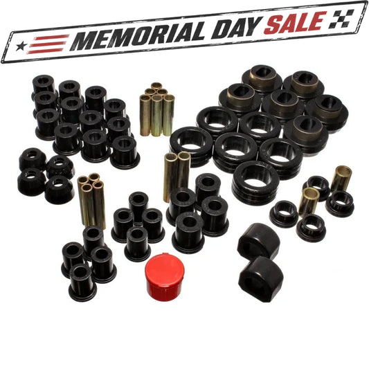 Energy Suspension 3.18102G Hyper-Flex Suspension Master Bushing Kit Black