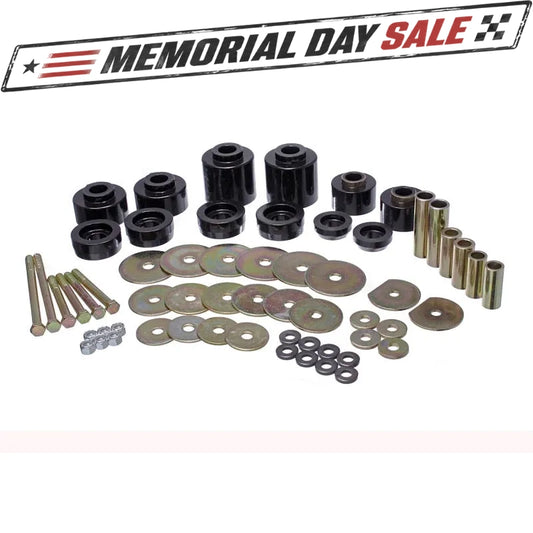 Energy Suspension - 4.4123G Fits d 1980-98 Black Body Mount Bushing F150 F250 F3