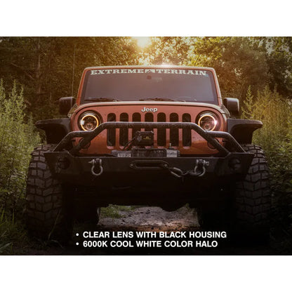 Raxiom 97-18 Jeep Wrangler Axial Halo Headlights | TJ/JK (J108037)