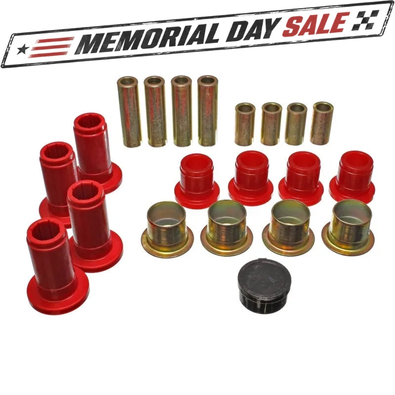 Energy Suspension 94-01 Ram 1500 / 94-02 Ram 2500/3500 2WD Red Front Control Arm Bushing Set