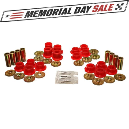 Energy Suspension 5.3126R Polyurethane Control Arm Bushing Kit for Mopar