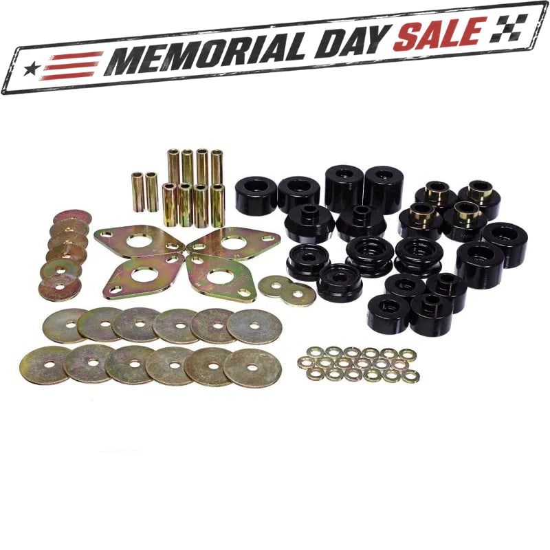 Energy Suspension 00-02 Toyota 4-Runner 2WD/4WD Black Body Mount Bushing Set
