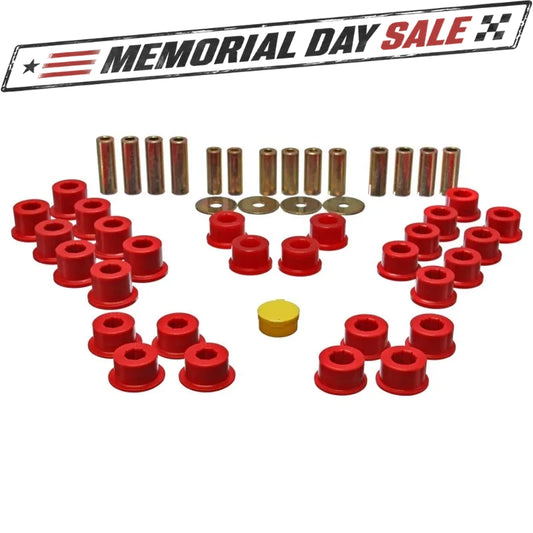 Energy Suspension 11.3106R Rear Control Arm Bushing Set For 90-05 Mazda Miata