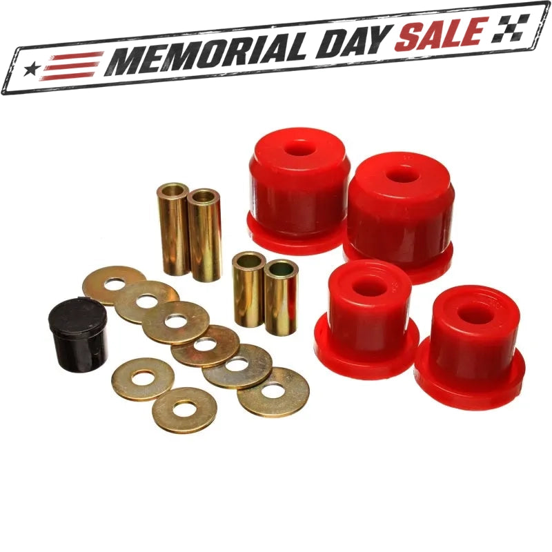 Energy Suspension Red Rear Diff Carrier Bush Set | Honda S2000 (00-09) (16.1112R)