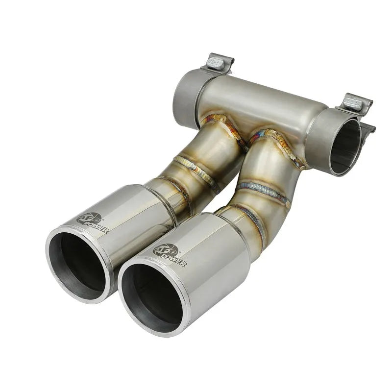 aFe Power 13-16 Porsche Cayman/Boxster S Polish Exhaust Tip Upgrade (49C36413-P)