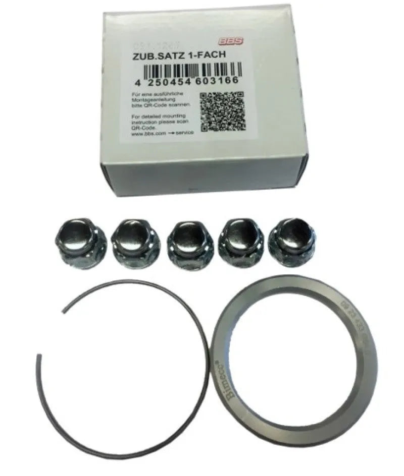 BBS PFS Kit Subaru 5x100 70mm OD & 56mm ID Rings / w/ Hardware (09.31.323)