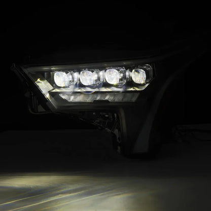 AlphaRex Tundra NOVA-Series Headlights Black w/ Amber DRL | Toyota Tundra 22-26 (880872)