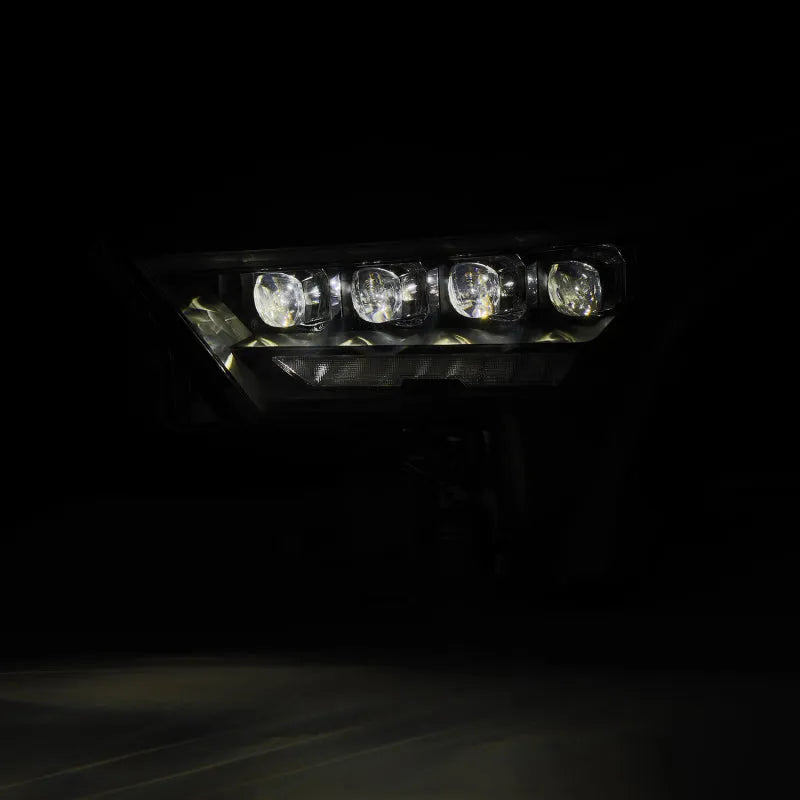 AlphaRex Tundra NOVA-Series Headlights Black w/ Amber DRL | Toyota Tundra 22-26 (880872)