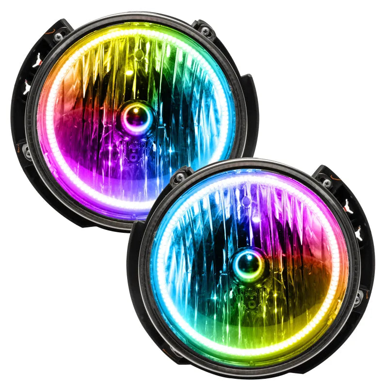 Oracle ColorSHIFT JK SMD Headlights | Jeep Wrangler JK (97-18) (7079-332)