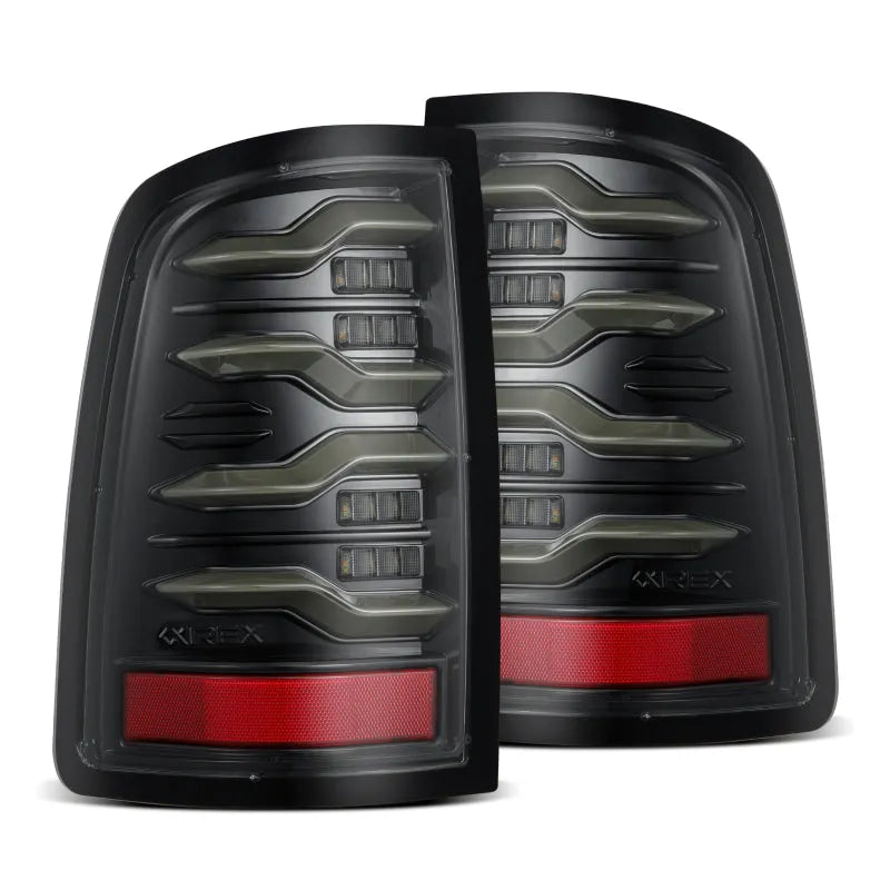 AlphaRex Luxx-Series LED Tail Lights | Dodge Ram 09-18/Chevy Express 03-26 (640003)