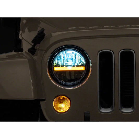 Raxiom 7in LED Headlights | Jeep Wrangler TJ & JK (97-18) (J143372)