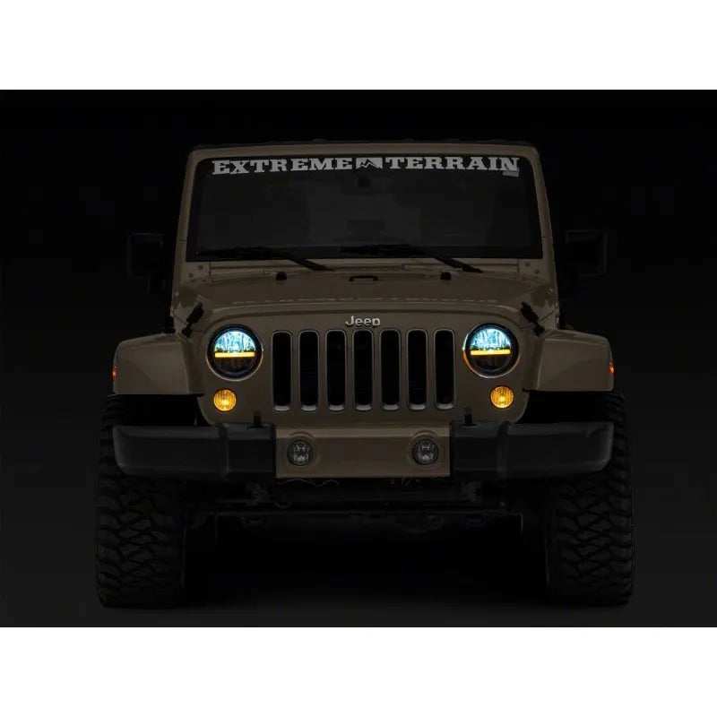 Raxiom 7in LED Headlights | Jeep Wrangler TJ & JK (97-18) (J143372)