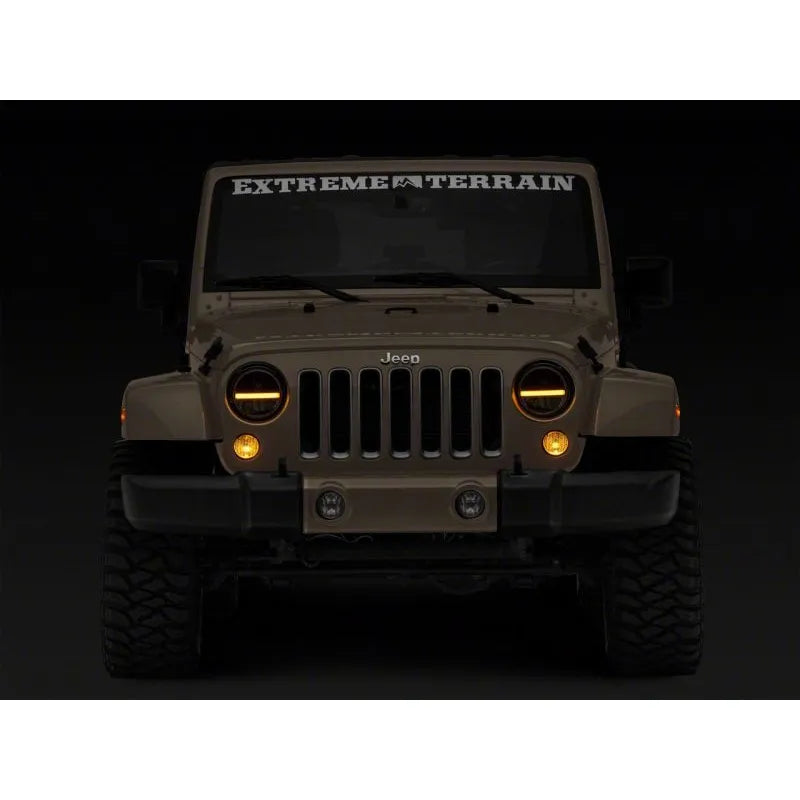 Raxiom 7in LED Headlights | Jeep Wrangler TJ & JK (97-18) (J143372)