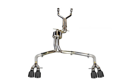 AWE Tuning Track Edition Exhaust for Audi C7 S7 4.0T - Diamond Black Tips (3020-43052)