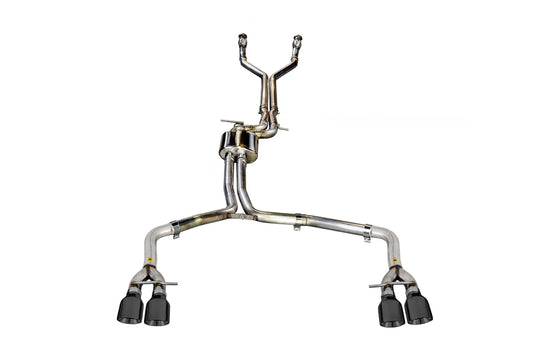 AWE Tuning Track Edition Exhaust for Audi C7 S7 4.0T - Diamond Black Tips (3020-43052)
