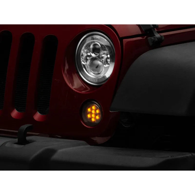 Raxiom Axial Amber LED Turn Signals | Jeep Wrangler JK (07-18) (J108040)