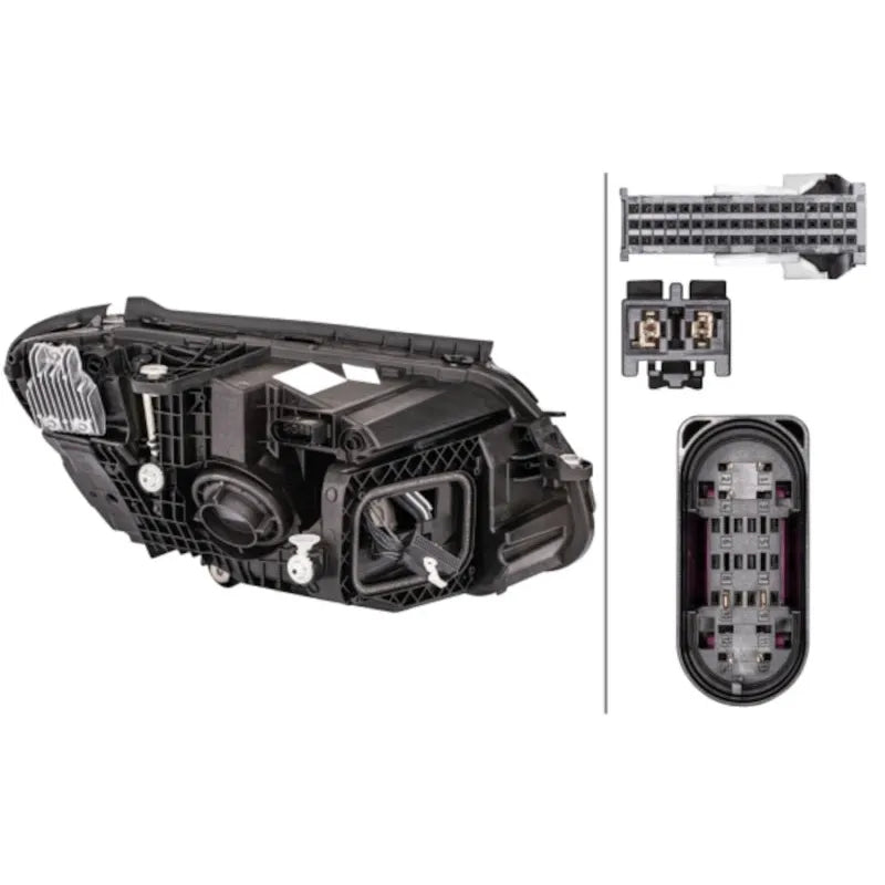 Hella Headlamp LH W/O LED Module | Mercedes-Benz C-Class (15-23) (013063551)