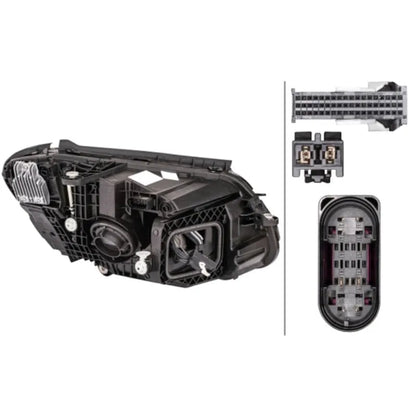 Hella Headlamp LH W/O LED Module | Mercedes-Benz C-Class (15-23) (013063551)