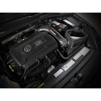 aFe 15-19 VW Golf R MKVII Carbon Fiber Intake System w/ Pro DRY S Filter (57-10016D)