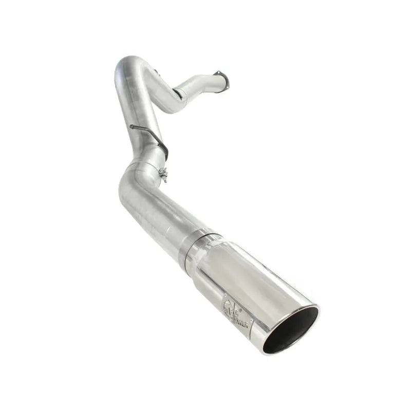 aFe ATLAS 5in DPF-Back Alum Steel Exhaust GM Diesel Trucks 07-14 (49-04040-P)