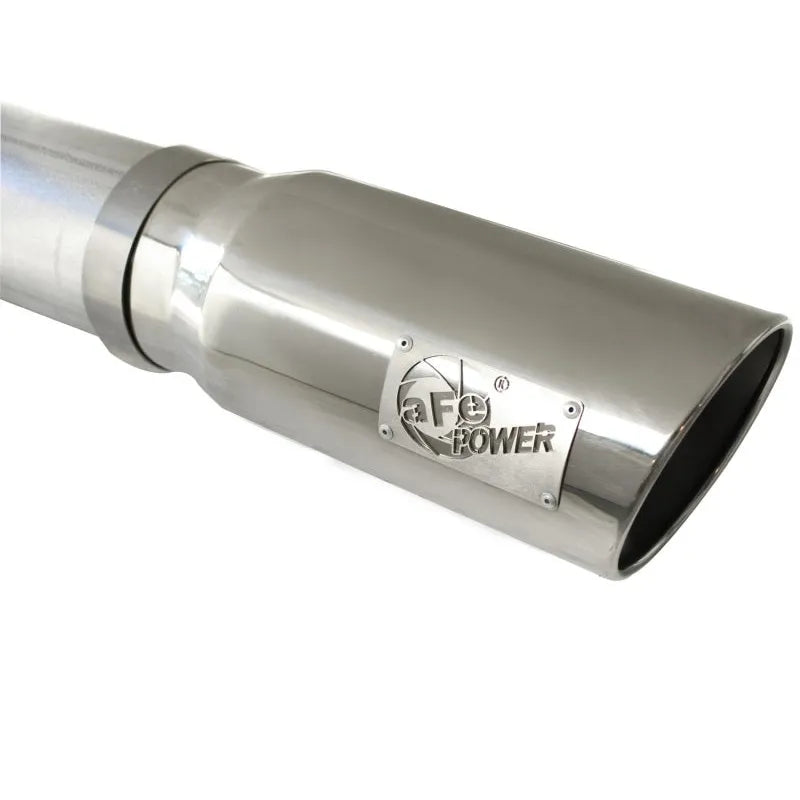 aFe ATLAS 5in DPF-Back Alum Steel Exhaust GM Diesel Trucks 07-14 (49-04040-P)