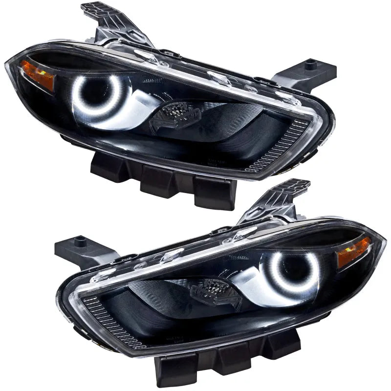 Oracle 13-14 Dodge Dart SMD HL Black/White | 2012-16 Dodge Dart (7142-001)
