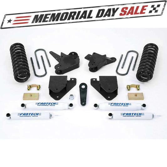 Fabtech 6in Basic Suspension w/ Shocks | F250/350/Excursion 2WD (01-04/00-05) (K2100)
