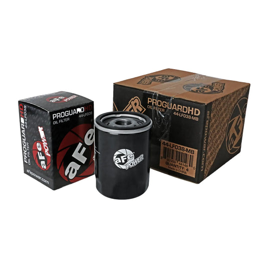 aFe PROGUARD Oil Filter 4 Pack | OE Replacement (44-LF038-MB)