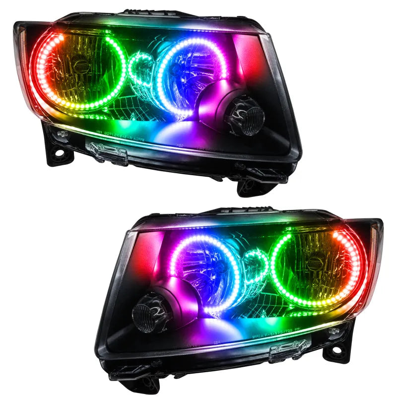 Oracle 10-23 Jeep Grand Cherokee SMD HL Chrome ColorSHIFT | 2010-2023 (7070-334)
