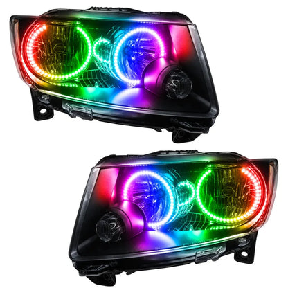 Oracle 10-23 Jeep Grand Cherokee SMD HL Chrome ColorSHIFT | 2010-2023 (7070-334)