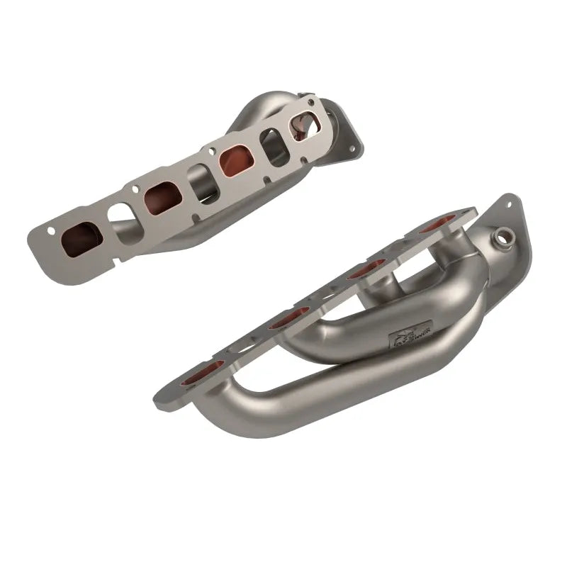aFe Twisted Steel Headers Titanium Cerakote | Jeep Wrangler 18-26 JL 6.4L (48-38031-T)
