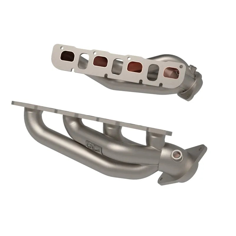 aFe Twisted Steel Headers Titanium Cerakote | Jeep Wrangler 18-26 JL 6.4L (48-38031-T)