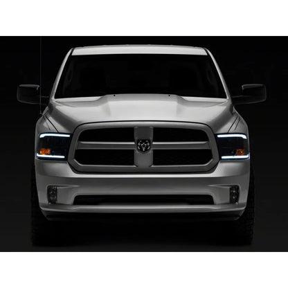 Raxiom 09-18 Dodge RAM Axial Headlights w/ LED Bar | 2009-2018 (R131481)