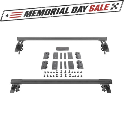 Go Rhino 20-22 Jeep Gladiator JT/16-22 Toy. Tacoma/05-21 Nssn Frontier XRS Cross Bars Kit - Tex. Blk