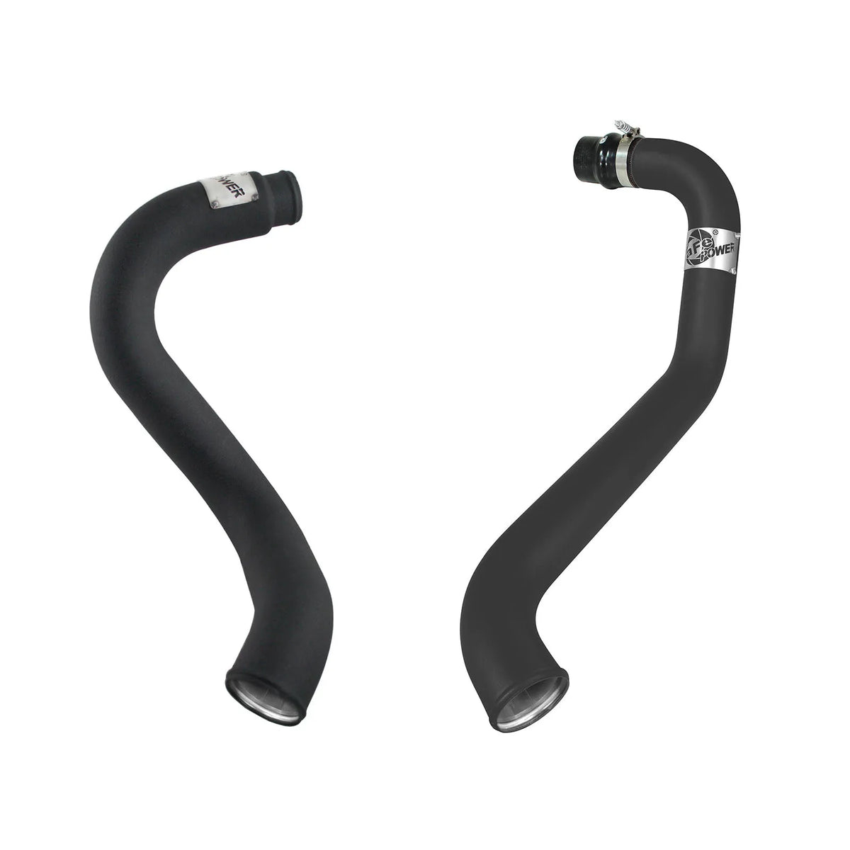 aFe BladeRunner 3in Black Intercooler Hot Cold Side Tubes | GM Diesel Trucks 02-04 (46-20045)