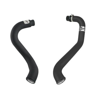 aFe BladeRunner 3in Black Intercooler Hot Cold Side Tubes | GM Diesel Trucks 02-04 (46-20045)