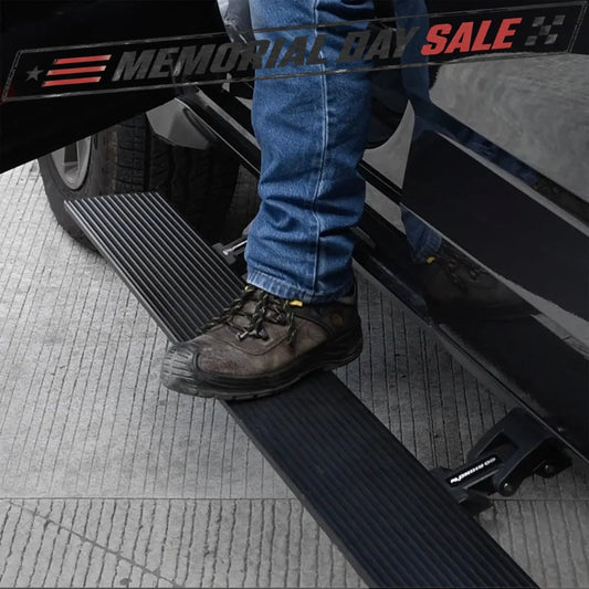 RealTruck 22-24 Toyota Tundra Crew Cab VoltStep Electric Running Board Kit - Tex. Blk