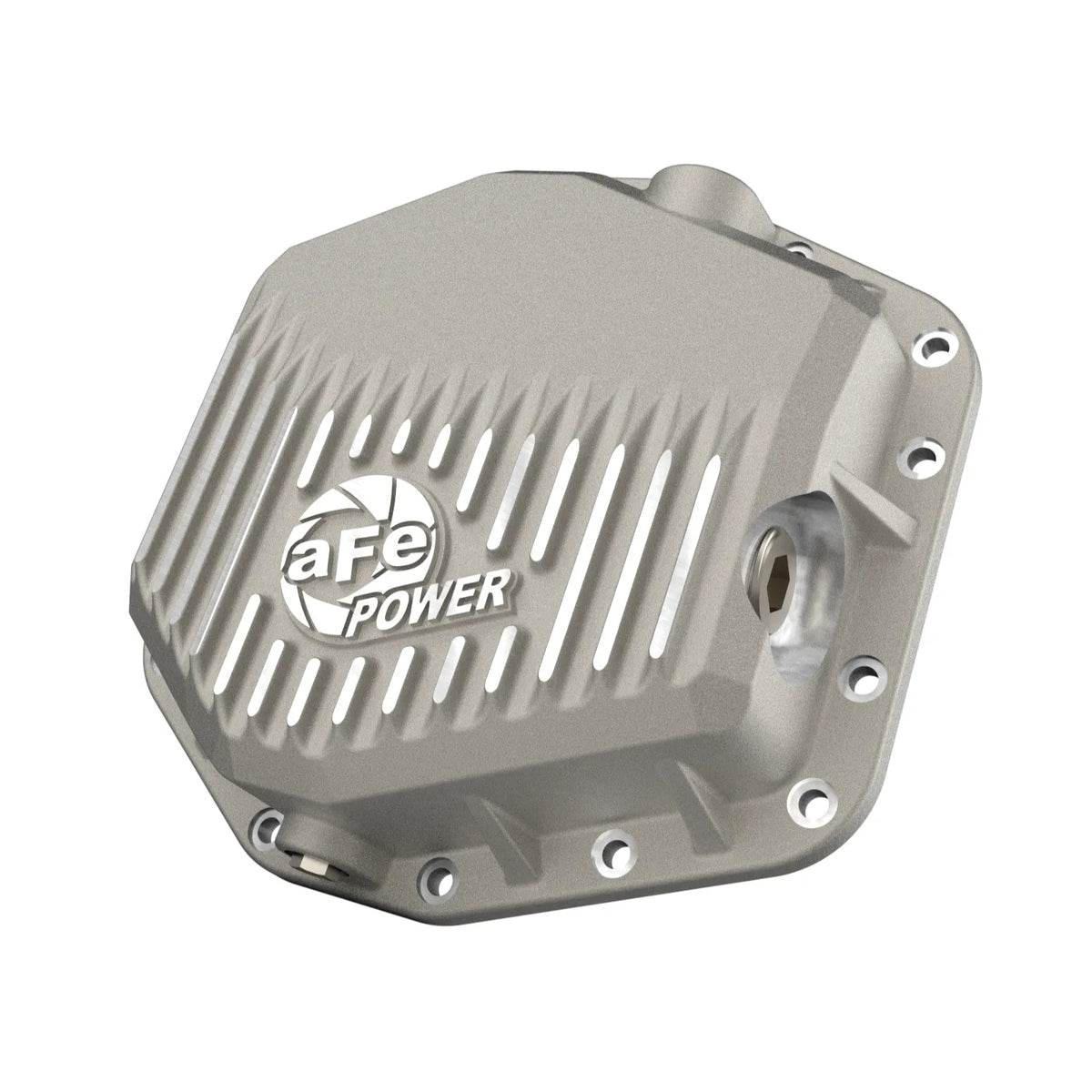 aFe 22-25 Ford Bronco Raptor V6 Rear Diff Cover | Raw w/ Fins (46-71460A)