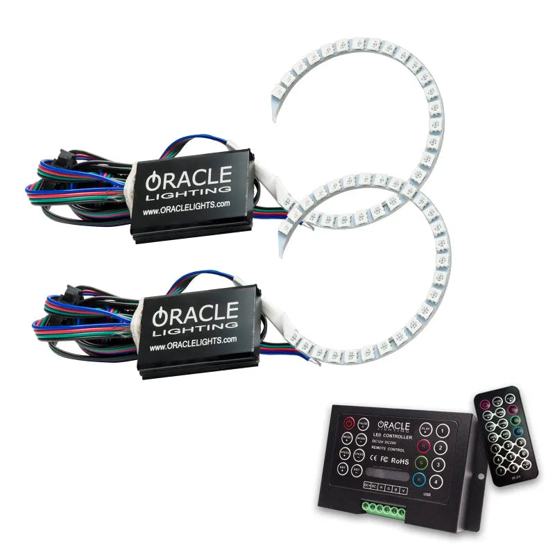 Oracle 15-21 Dodge Charger Halo Kit ColorSHIFT w/ 2.0 Controller | 2011-2024 LD (3944-333)