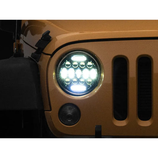 Raxiom 97-18 Jeep TJ/JK Axial 13-LED Headlights | Wrangler (J150093)