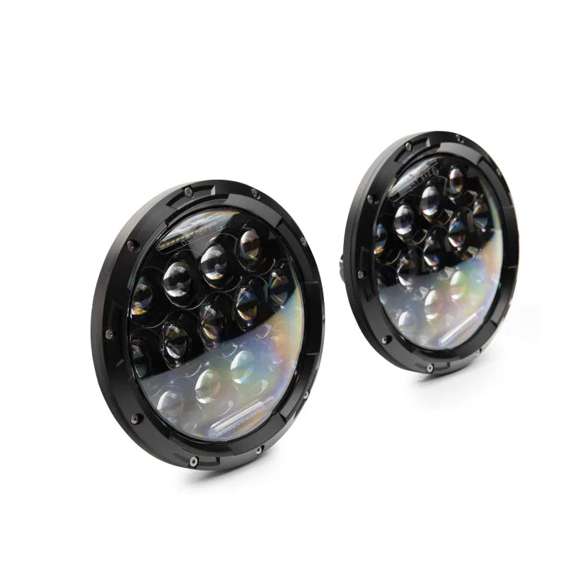 Raxiom 97-18 Jeep TJ/JK Axial 13-LED Headlights | Wrangler (J150093)