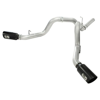 aFe MACHForce XP Dual Split DPF Back Exhaust | GM 11-19 2500/3500 HD V8-6.6L (49-04043-B)