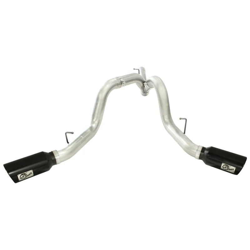 aFe MACHForce XP Dual Split DPF Back Exhaust | GM 11-19 2500/3500 HD V8-6.6L (49-04043-B)